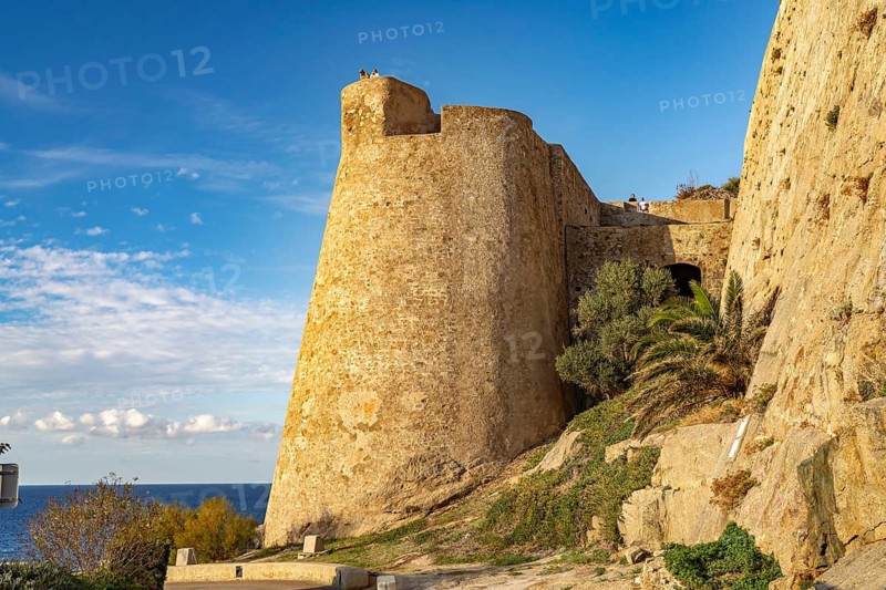 The citadel in Calvi, Balagne, Corsica, France