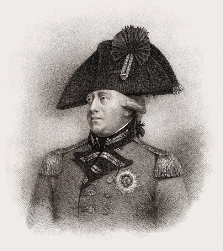King George III or George William Frederick, 1738, 1820, King of Great Britain and King of Ireland