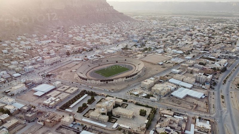 In Seiyun, Yemen on January 09, 2026, aerial drone footage shows the city of Seiyun in southern Yemen amidst ongoing military unrest and conflict. The city faces significant tension during the power struggle between the government-backed Yemeni Armed Forces and the Southern Transitional Council (STC) following recent military operations in the region, Hadhramaut, Seiyun, Yemen