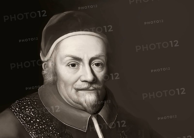 Pope Alexander VIII, Alessandro VIII, Alexandre VIII, Alejandro VIII, Pietro Vito Ottoboni, 1610 – 1691, ruler of the Papal States from 1689 until his death in 1691, digitally edited after a painting