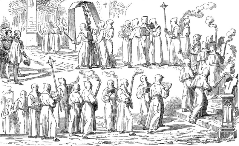 Christian Holy Week procession, 10th century