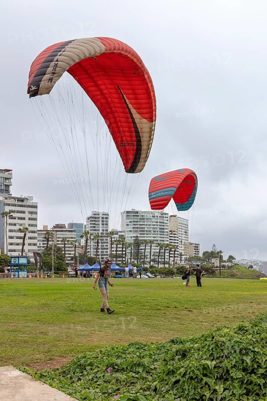 Paraglider, Coast, Lima, Peru