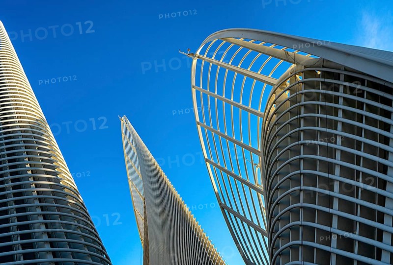 Zayed National Museum in Abu Dhabi, memorial to the late Zayed bin Sultan Al Nahyan, the museum is the heart of the cultural district on Saadiyat Island, architecture on the roof of the museum, Abu Dhabi, United Arab Emirates