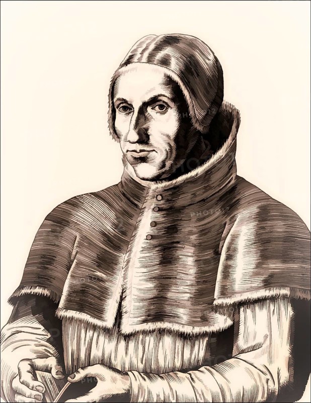 Pope Adrian VI, 1459 – 1523, Bishop of Rome from 1522 to his death
