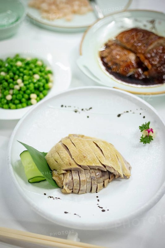 Traditional Nanjing Salt Duck at Mei Yuan Restaurant in Hotel Jinlin, Nanjing, China