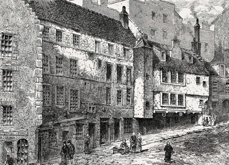 The house of Archibald Stewart, Lord Provost of Edinburgh, Scotland, 18th century