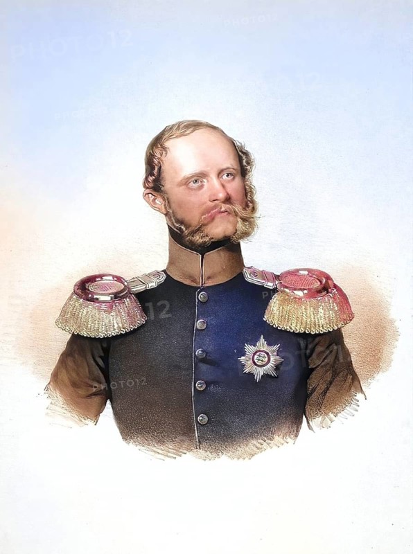 Friedrich August Eberhard von Württemberg (born 24 January 1813 in Stuttgart, died 12 January 1885 in Zehdenick) was a Prussian colonel general of cavalry with the rank of field marshal and commanding general of the guard corps for over 20 years, Historical, digitally restored reproduction from a 19th century original, Record date not stated