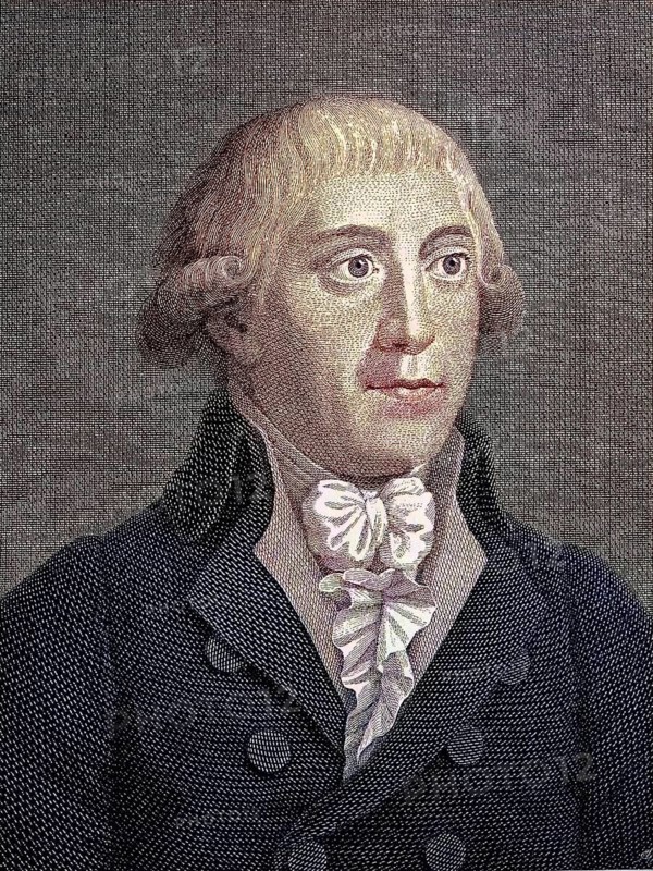 Gottfried August Bürger, 31 December 1747, 8 June 1794, was a German poet in the Age of Enlightenment, digital reproduction of an original from the 19th century