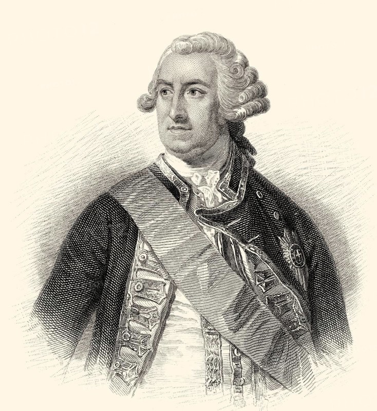 Admiral der Flotte Edward Hawke, 1. Baron Hawke, 1705-1781, Offizier der Royal Navy