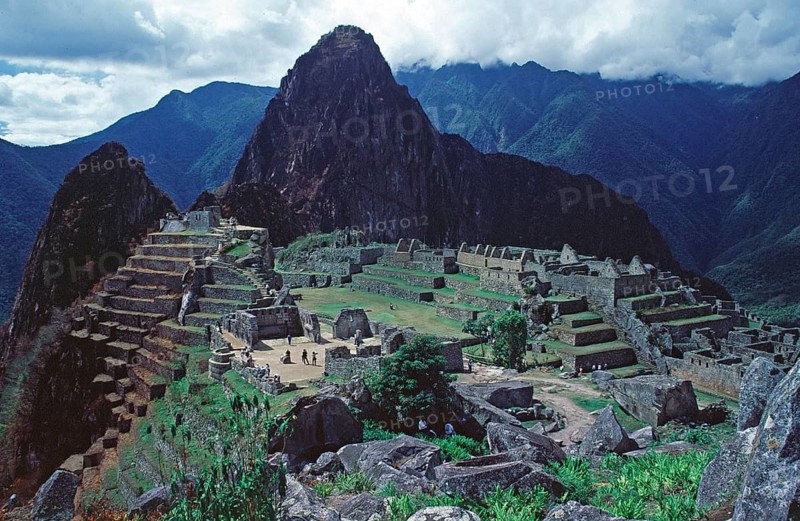 Machu Picchu, Andean Highlands, Peru, South America, September 1997, vintage, retro, old, historic