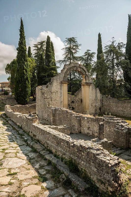 Roman archaeological site, Vaison-la-Romaine, Département Vaucluse, Provence, Provence-Alpes-Côte dAzur, France