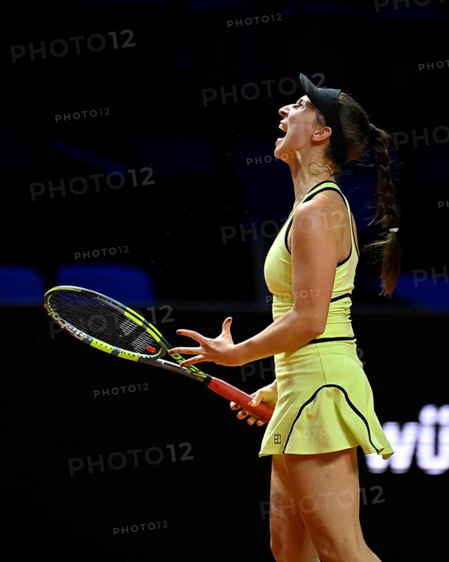 Jubel Freude Emotion Tamara Korpatsch (GER) Women's Porsche Tennis Grand Prix Porsche Arena, Stuttgart, Baden-Württemberg, Germany