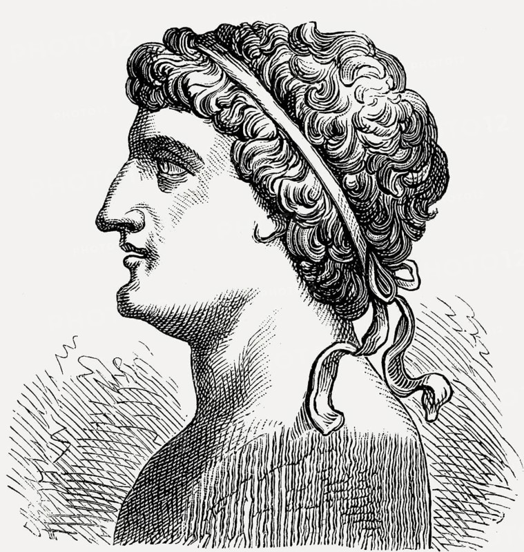 Hiero II, c. 308 BC – 215 BC, the Greek Sicilian Tyrant of Syracuse from 270 to 215 BC