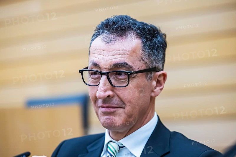 2026 state election in Baden-Württemberg. Election night in the state parliament. Cem Özdemir, leading candidate of the Alliance 90-The Greens party. portrait. Stuttgart, Baden-Württemberg, Germany