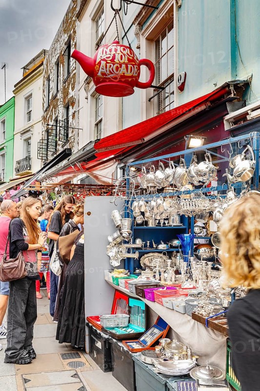 Portobello Road Market, Camden Town, London, England, United Kingdom, London, South of England, United Kingdom