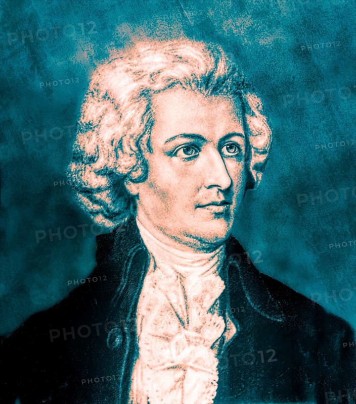 Wolfgang Amadeus Mozart, 1756, 1791, a composer of the First Viennese School, digitally edited