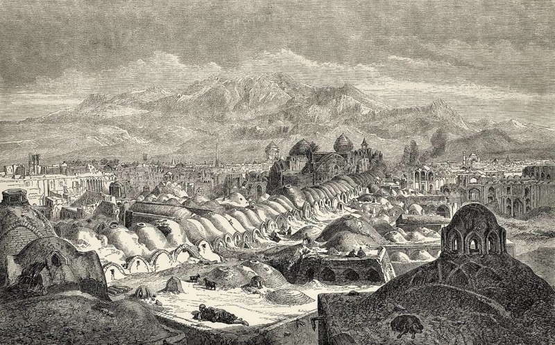 Historical Bazaar of Kashan, Isfahan province, Iran, 19th century