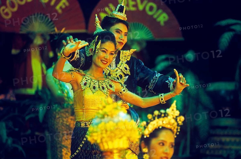 Traditional dance, Ko Phuket, Thailand, December 2002, vintage, retro, old, historical