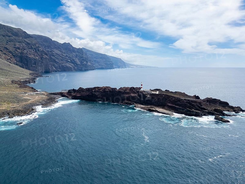 Drone view of Punta de Teno, Tenerife