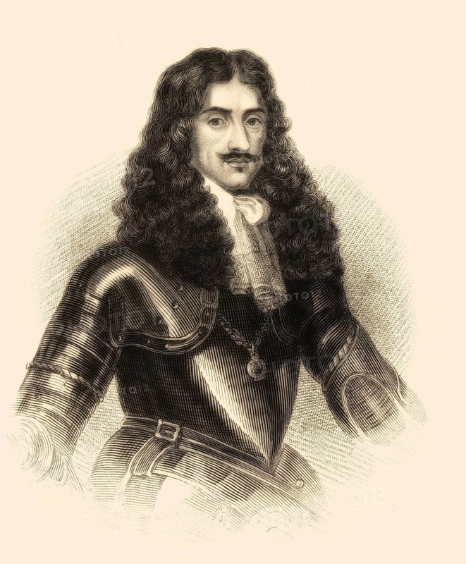 Karl II., 1630-1685, Monarch der drei Königreiche England, Schottland und Irland