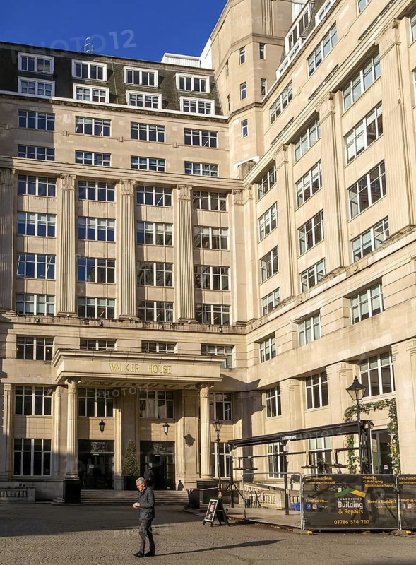 Walker House, part of the Exchange Flags building, completed 1939, city centre of Liverpool, England, UK