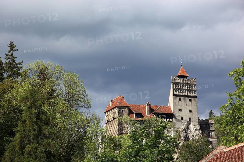 Bran Castle, also known as Törzburg, in Transylvania, Romania. It is famous as Dracula's Castle and one of the country's main attractions