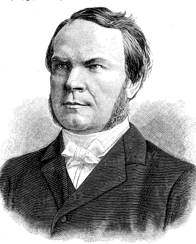 Adolf Stoecker, 11 December 1835, 2 February 1909, was a Protestant German theologian and politician, Historical, digital reproduction of an original from the 19th century