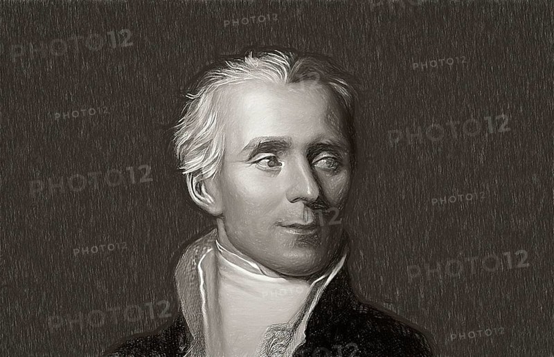 Pierre-Simon Marquis de Laplace, 1749-1827, French physicist, astronomer and mathematician, digitally altered