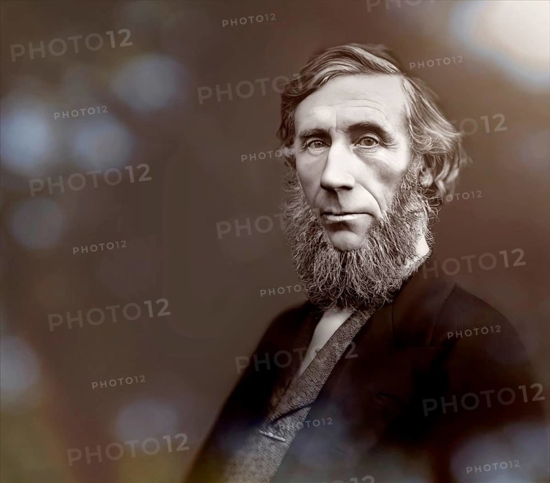 John Tyndall, 1820 –1893, Irish physicist and chemist, discoverer oft he greenhouse effect, digitally edited