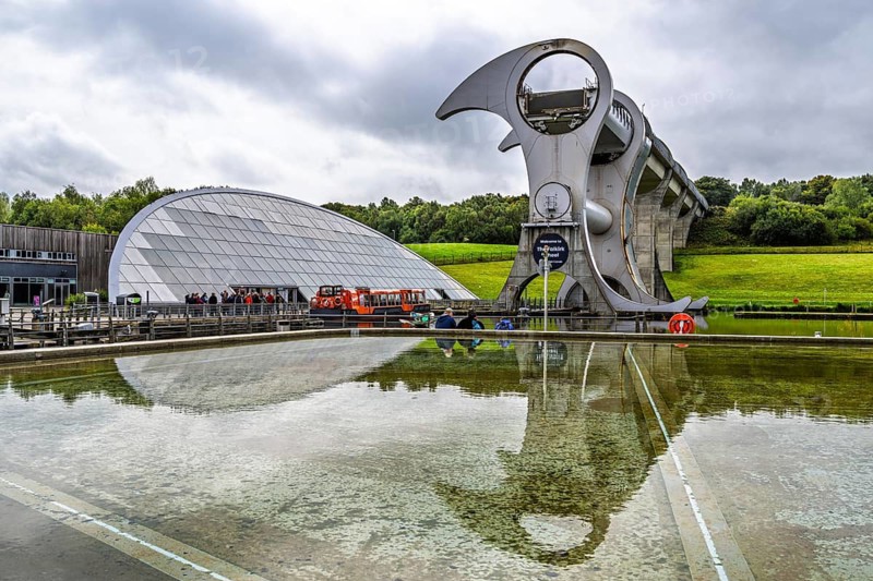 Falkirk Wheel, Forth and Clyde Canal, Falkirk, Scotland, UK