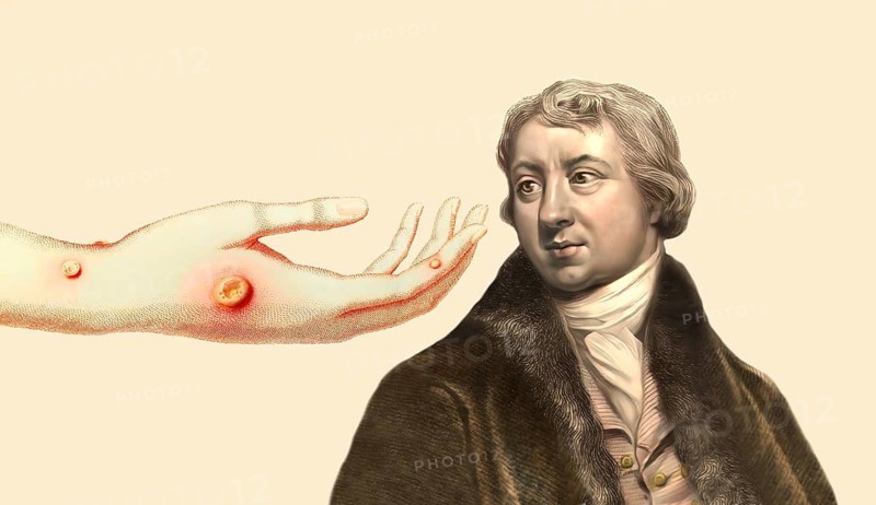 Edward Jenner, 1749-1823, English physician and scientist, digitally restored