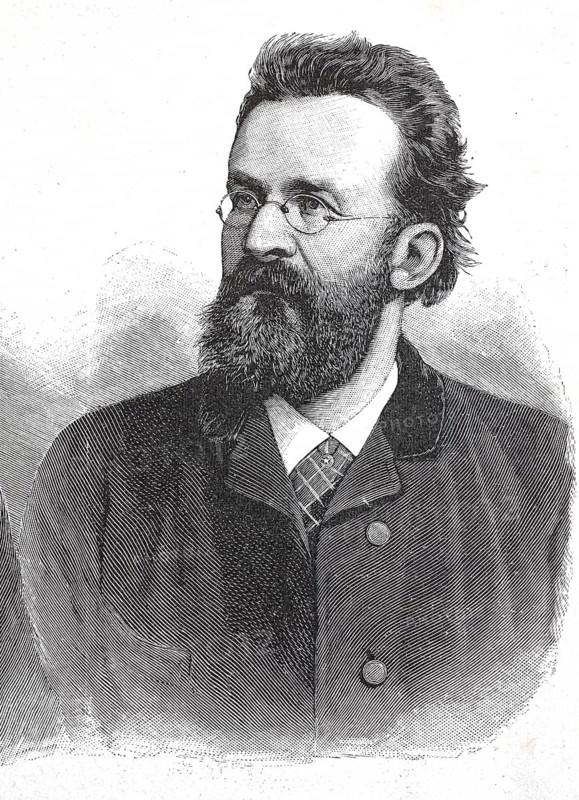 Hermann Zumpe, 9 April 1850 - 4 September 1903, German conductor and composer, digital reproduction of an original from the 19th century, historical