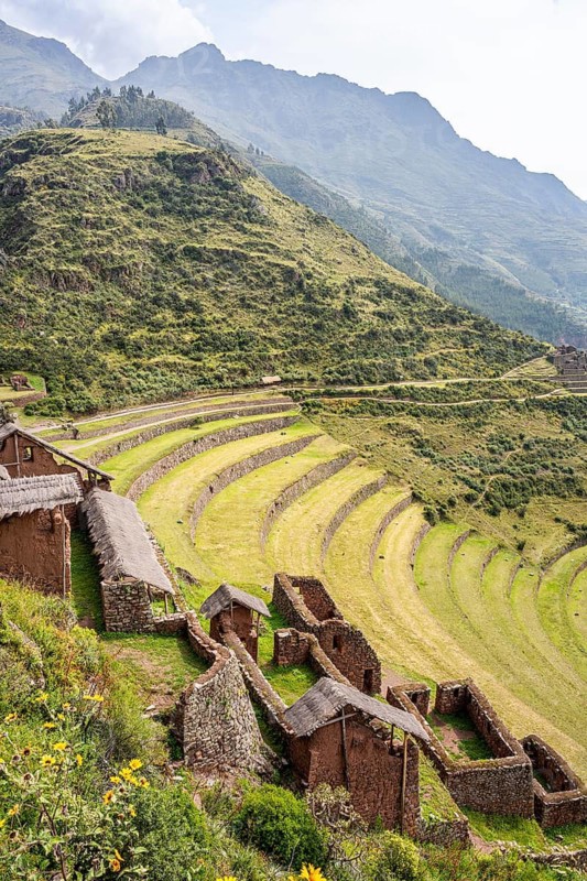 Inca complex at Pisac, Sacred Valley of the Incas, Cusco, Peru