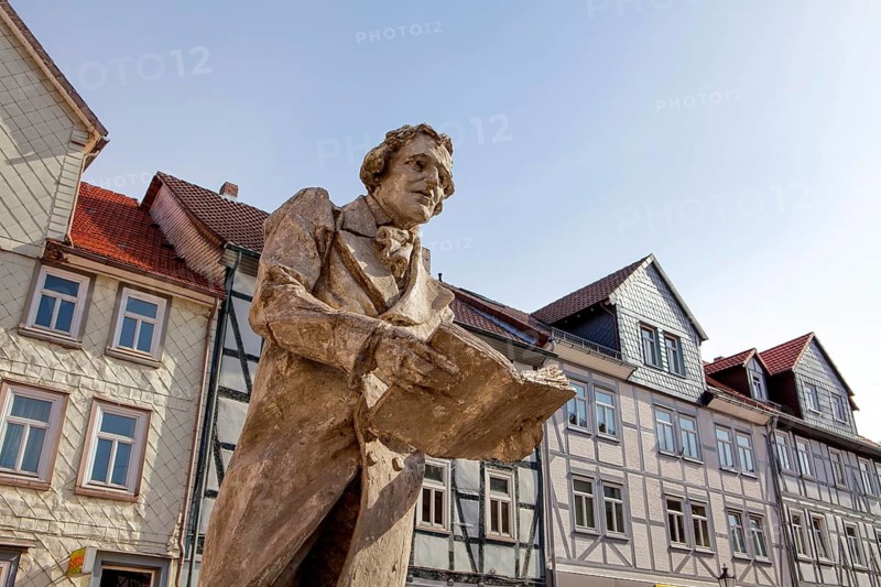 Monument for Jacob Grimm, Witzenhausen, Werra-Meißner-Kreis, Hesse, Germany