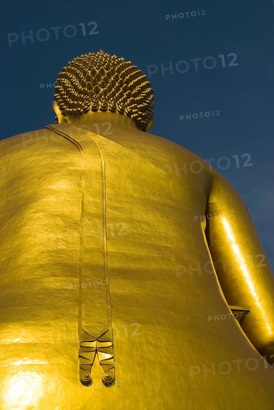 The big Buddha of Wat Muang near Ang Thong, Thailand, Siam, Asia, Southeast Asia, Buddhism, Buddhist faith, Buddha statue, Buddha statue, monument
