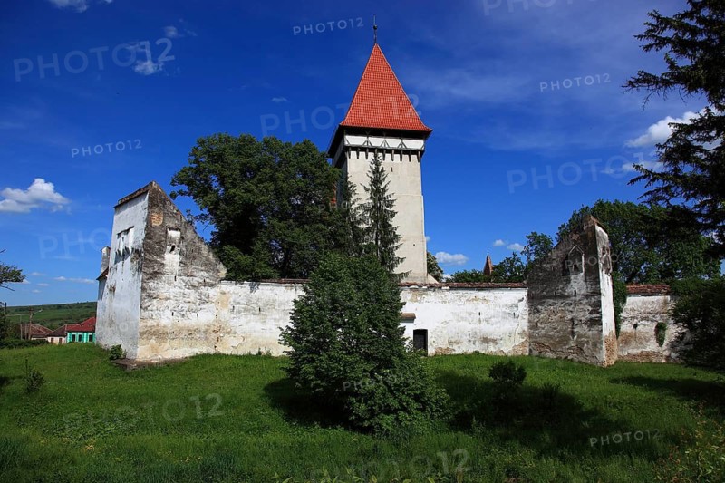 Schönberg fortified church, Dealu Frumos, a fortified Lutheran church in Sibiu County, Sibiu, in Transylvania, Romania