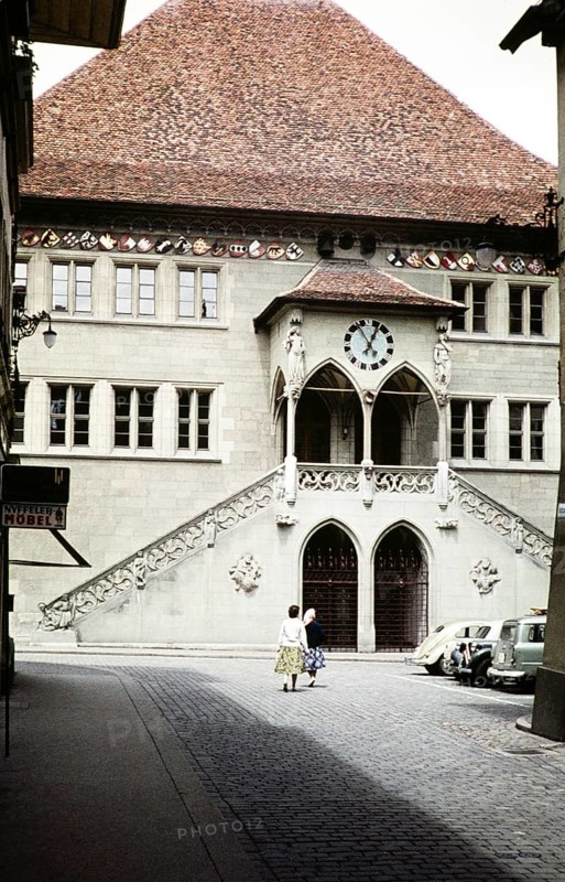 Historic town hall building, City of Bern, Switzerland, Europe 1961