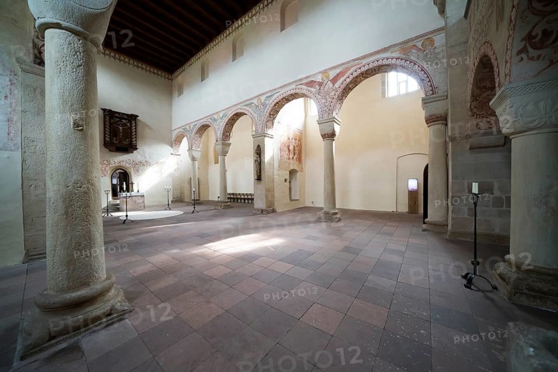 Romanesque basilica Bursfelde Abbey, Hemeln, Hannoversch Münden, Lower Saxony, Germany