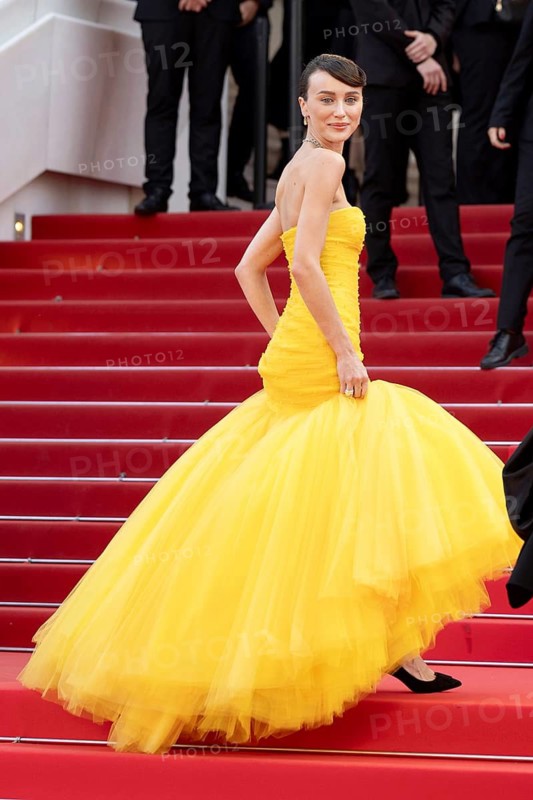 Cannes, France - 18.5.2024: Mary Leest during the Red Carpet at the 78th Cannes International Film Festival. The film festival will take place from 13 to 24 May 2025