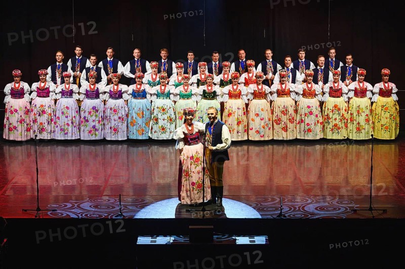 NOWA SOL, POLAND - 4 NOVEMBER, 2023: Concert Song and Dance Ensemble Slask (Zespol Piesni i Tanca Slask)