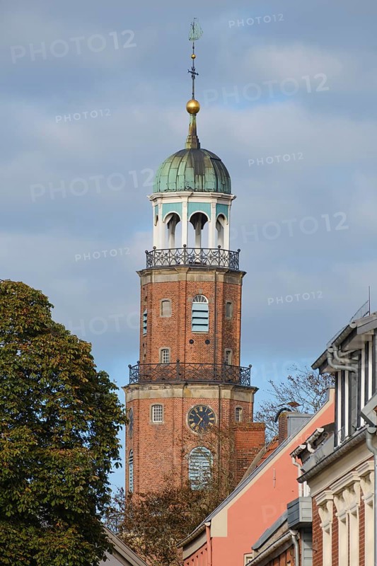 Large church, Protestant Reformed Church, Baroque, Leer, East Frisia, Lower Saxony, Germany