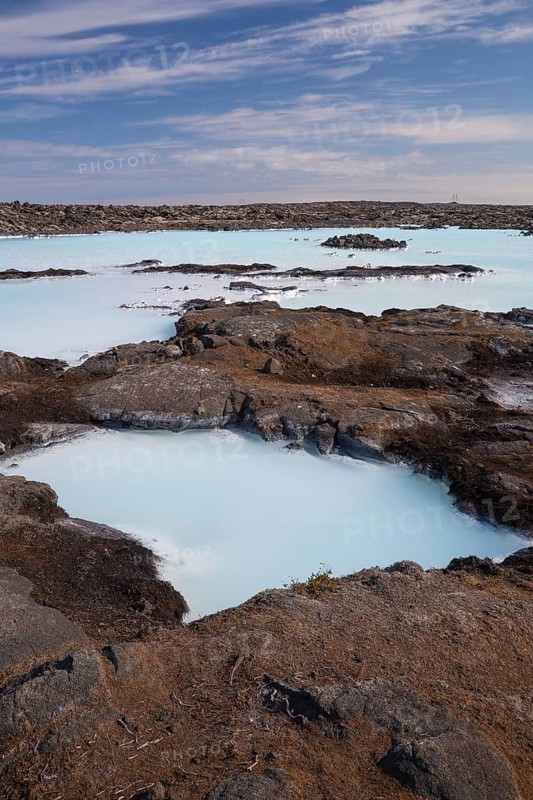 The Blue Lagoon geothermal spa is one of the most visited attractions in Iceland. The spa is located in a lava field in Grindavík on the Reykjanes Peninsula, southwestern Iceland
