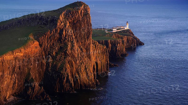 Europe, Scotland, Neist Point, Isle of Skye, lighthouse