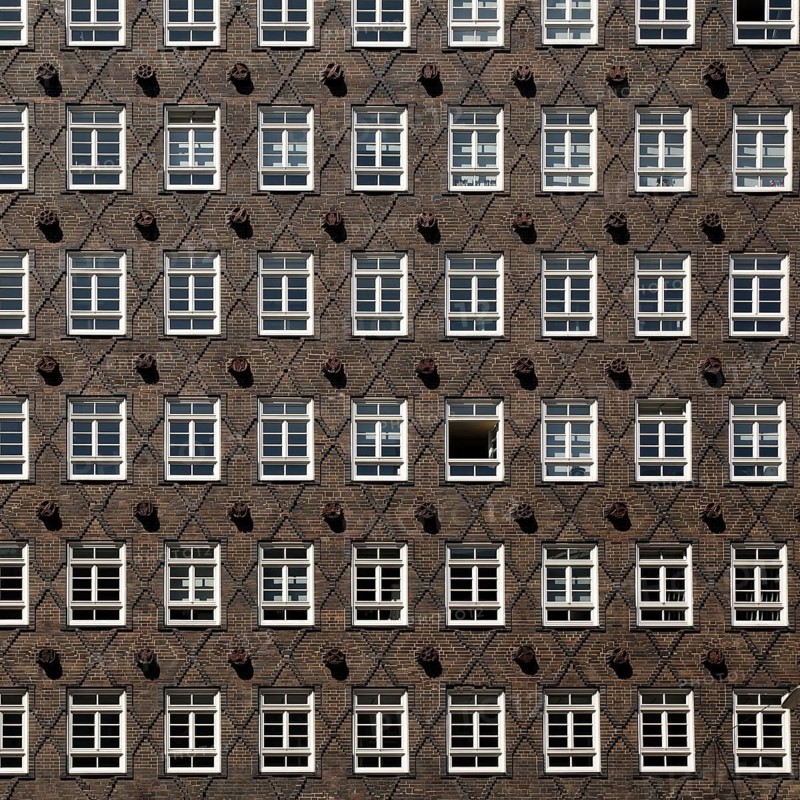 Sprinkenhof, facade, Brick Expressionism, Kontorhausviertel, UNESCO World Heritage Site, Hamburg, Germany