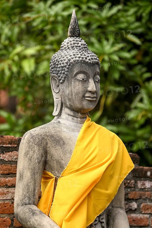 Buddha statue in Wat Yai Chai Mongkhon, Buddhist temple, Ayutthaya, Ayutthaya province, Thailand