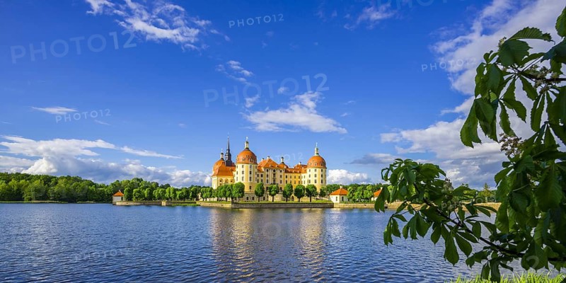 Moritzburg Castle, municipality of Moritzburg near Dresden, Saxony, Germany