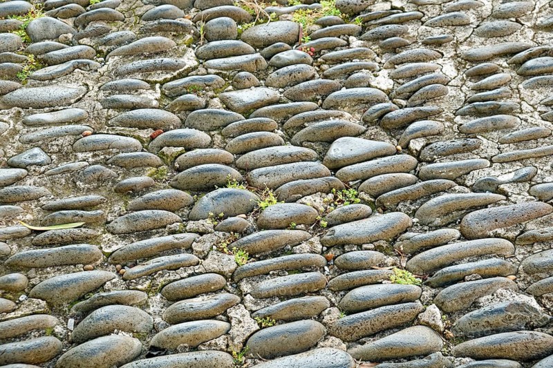 Cobblestone, pavement, cobblestones, structure, background image, Funchal, Madeira, Portugal