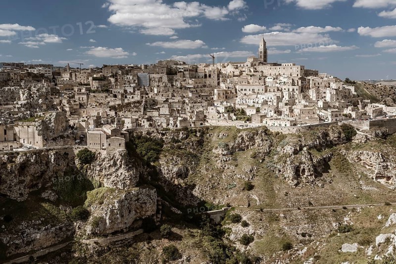 Matera in region Bazylikata, Italy - commonly referred to as town carved out of the rock