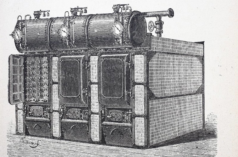Collet-Kessel, Collet & Engelhard was a German manufacturer of machine tools in Offenbach am Main, digitally enhanced reproduction of a 19th century model, historical