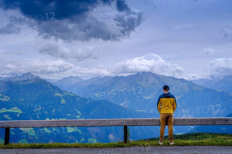 Zillertaler Höhenstraße, Zillertal, Tyrol, Austria